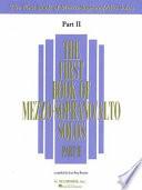 Libro The First Book of Mezzo-soprano/alto Solos