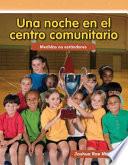 Libro Una noche en el centro comunitario (Night at the Community Center) (Spanish Version)