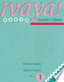 Libro Vaya! Stage 1 Teachers Resource Book
