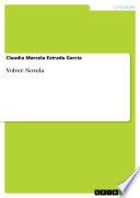 Libro Volver. Novela